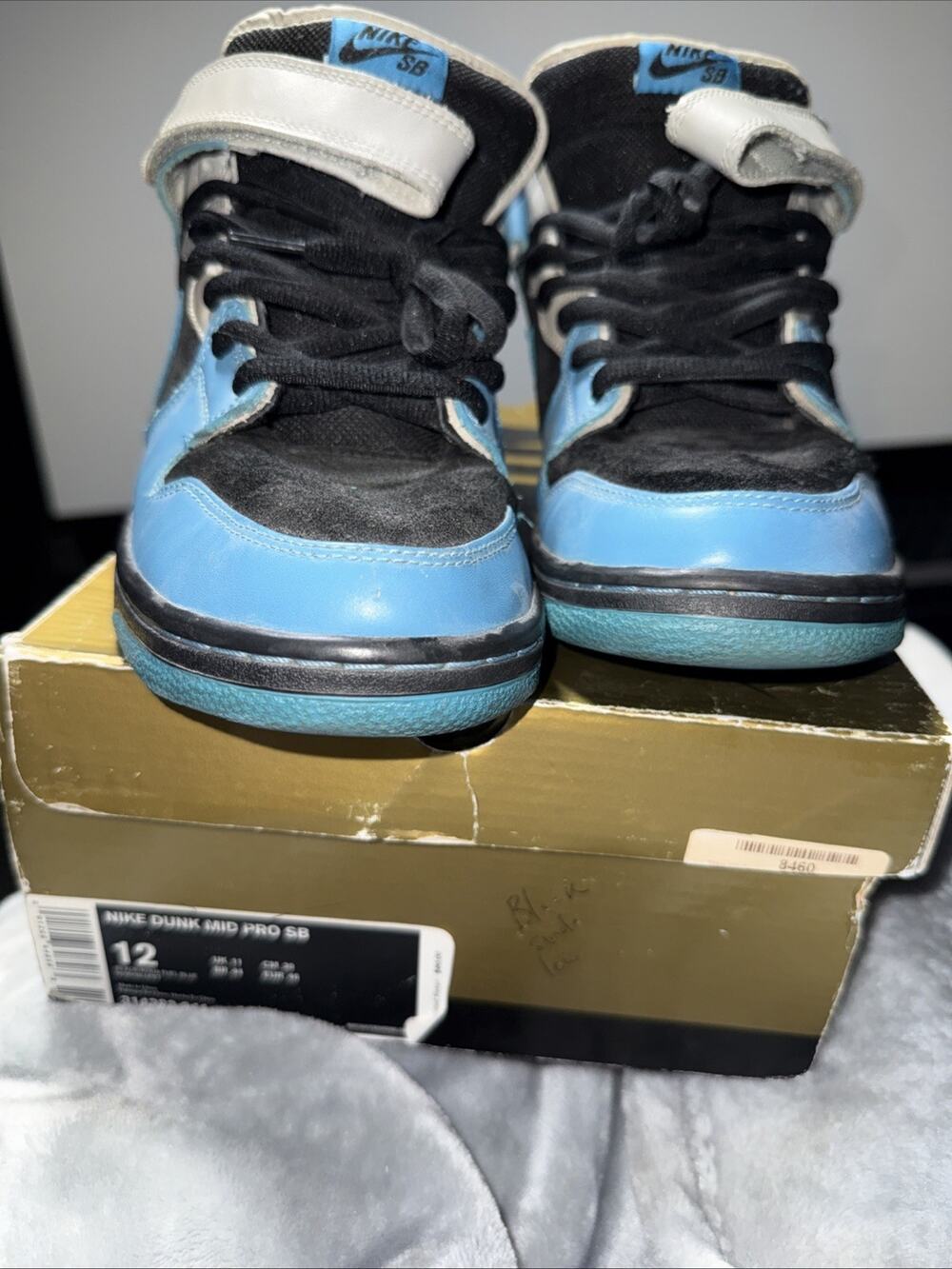 Size 12 - Nike Dunk Pro SB Mid Black LEP